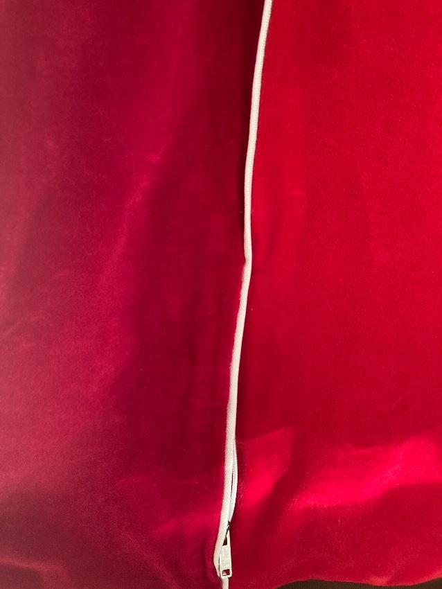 Gucci Red Chenille Kimono Jacket