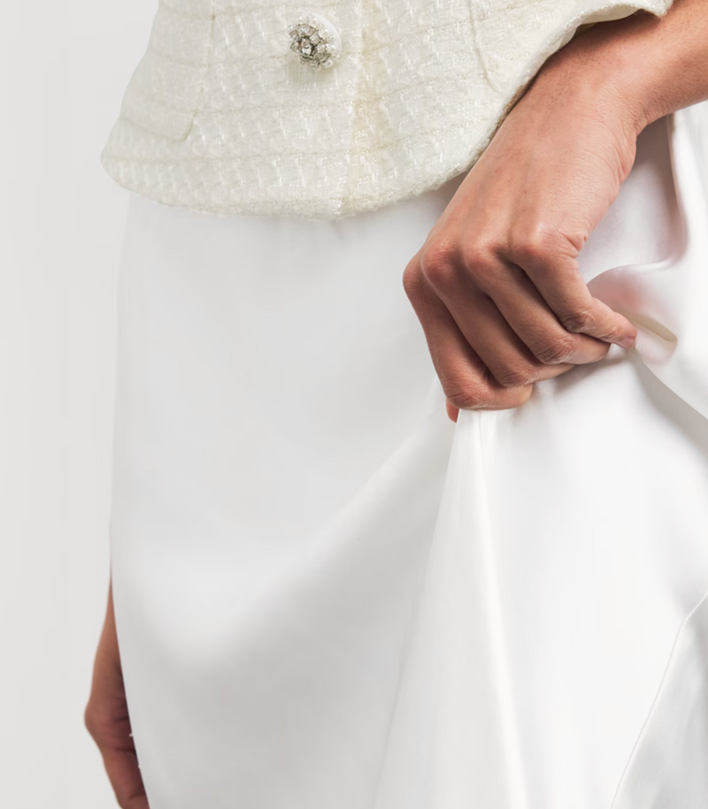 Self-Portrait Tailored Belted Maxi Dress