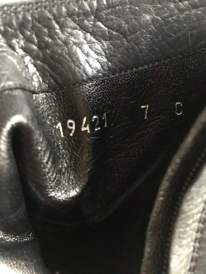 Bottega Veneta black buckle detail ankle boots