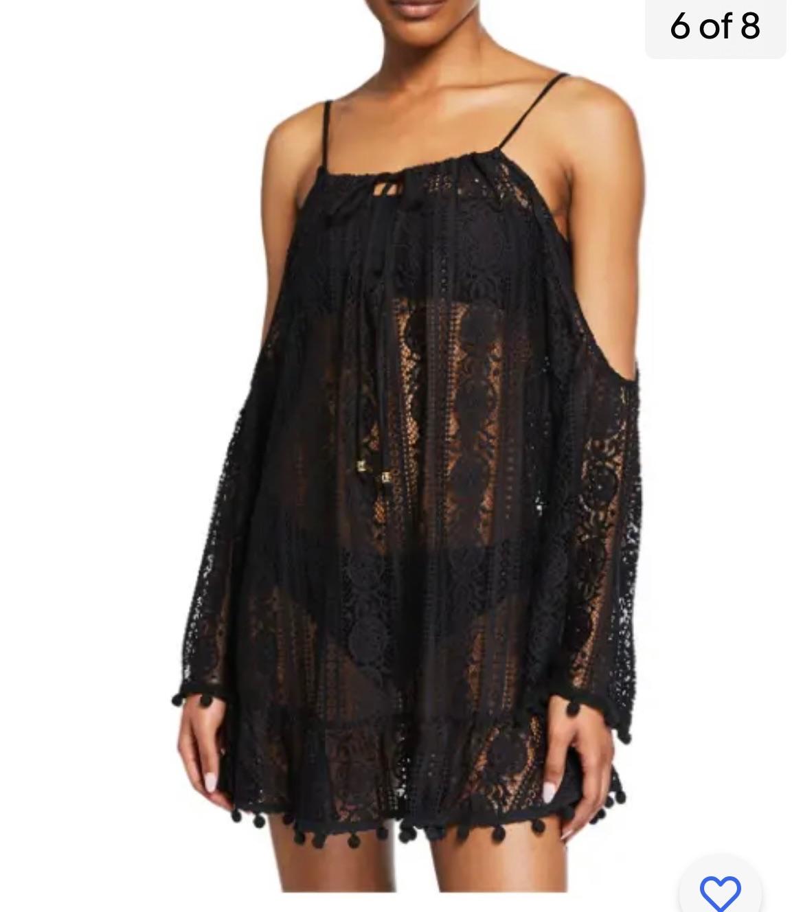 Cara Lace Coverup Mini Dress