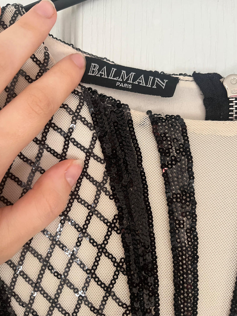 Balmain Sequin Catsuit