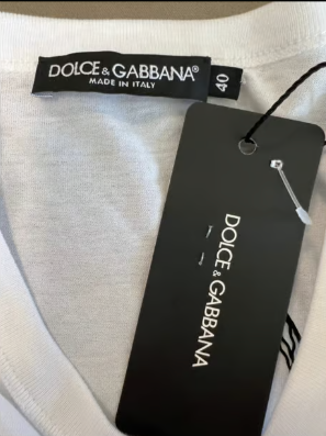 Dolce & Gabbana White Logo Floral T-shirt
