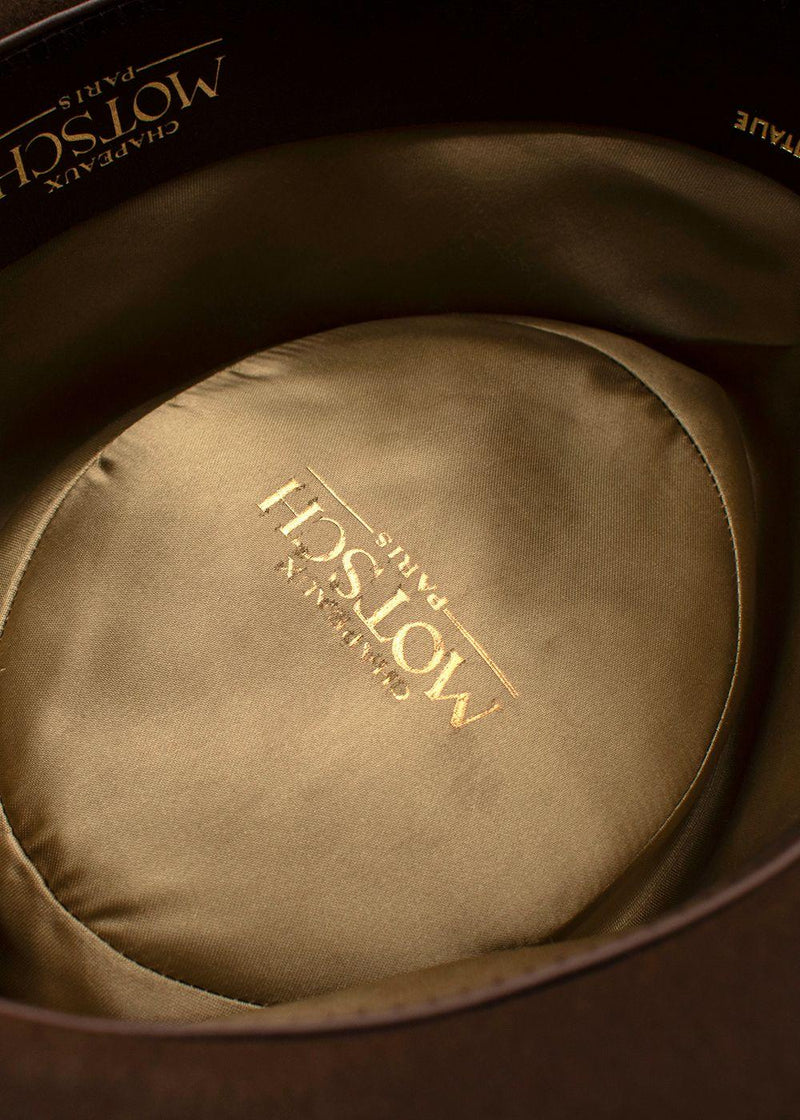 Motsch Paris Brown Trilby Hat