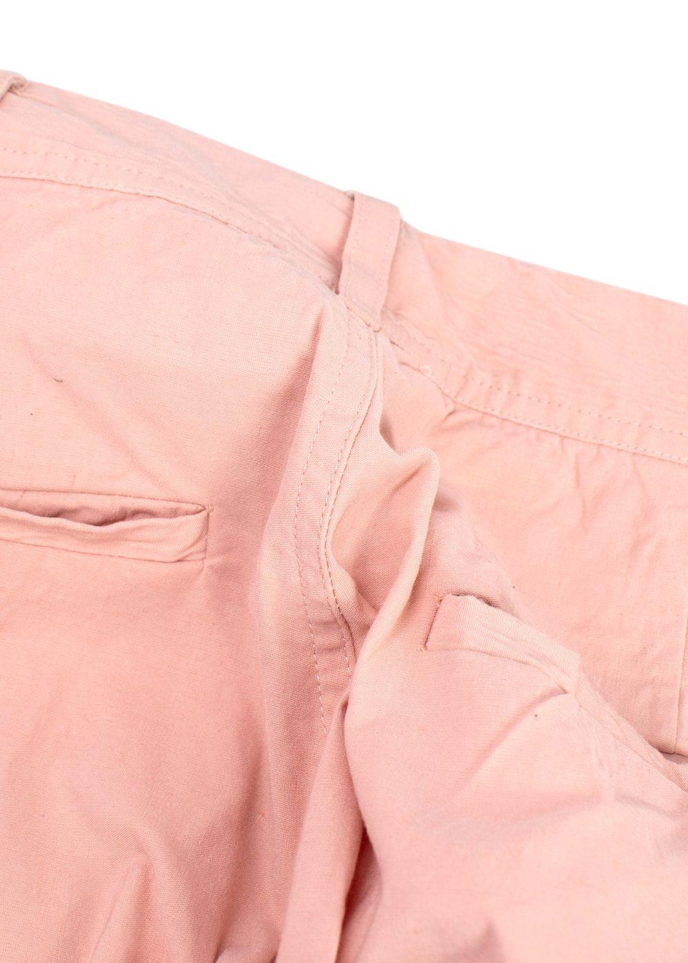 Sea New York Pink Cargo Linen Blend Trousers