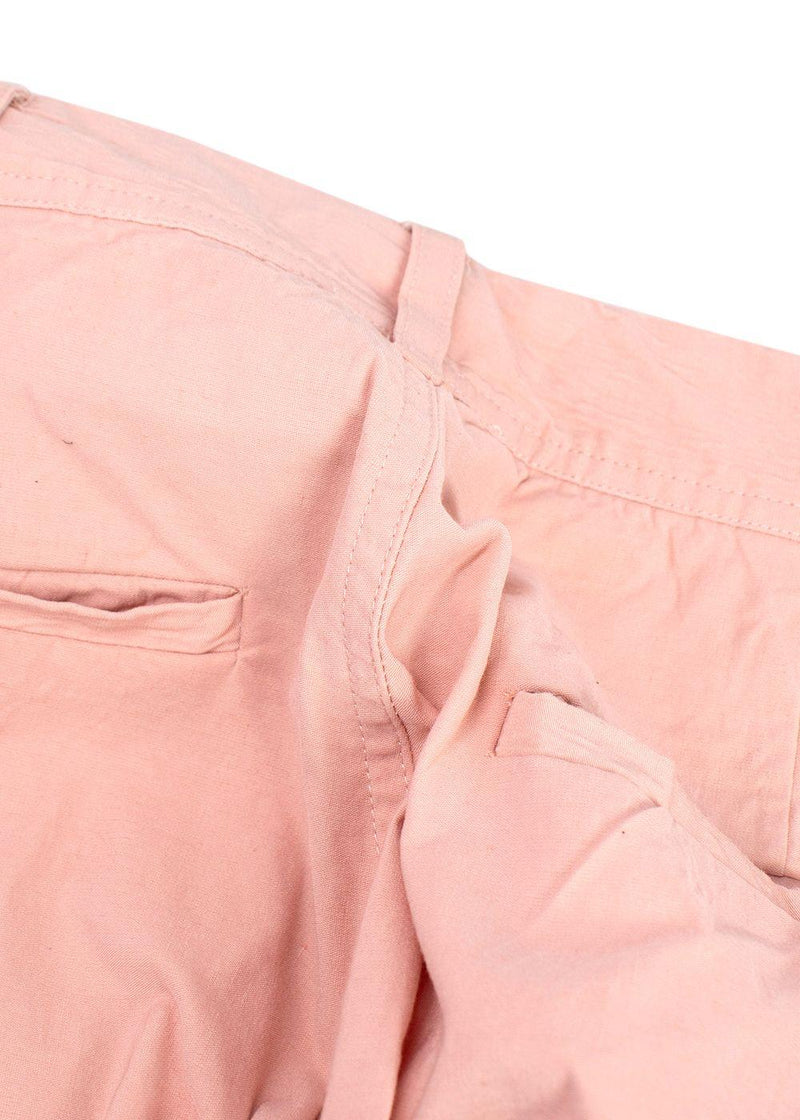 Sea New York Pink Cargo Linen Blend Trousers