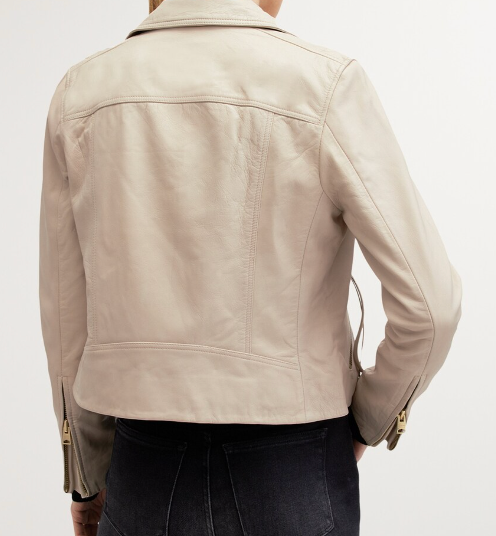 AllSaints Leather Dalby Biker Jacket