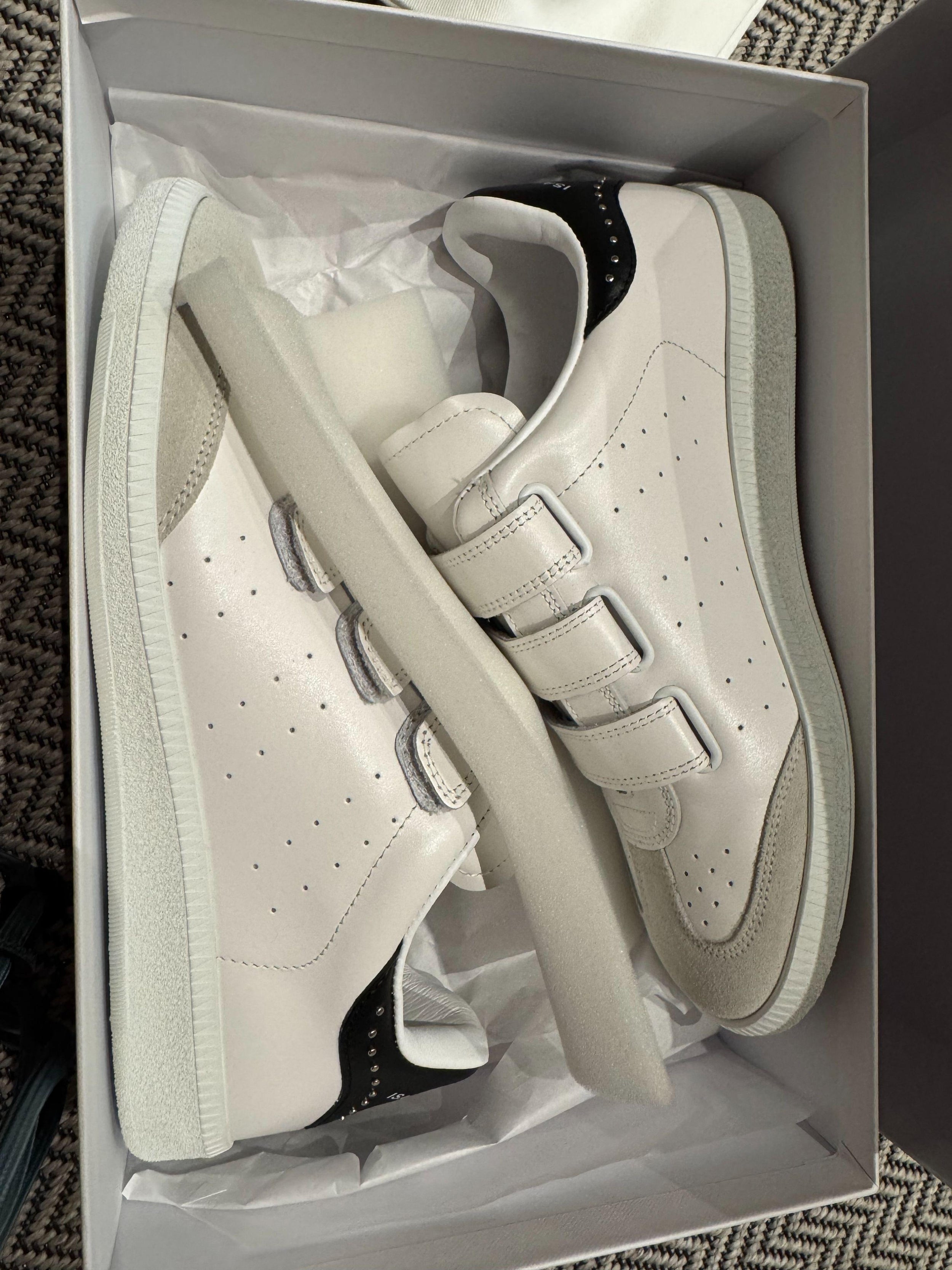 Isabel Marant White Beth Sneakers