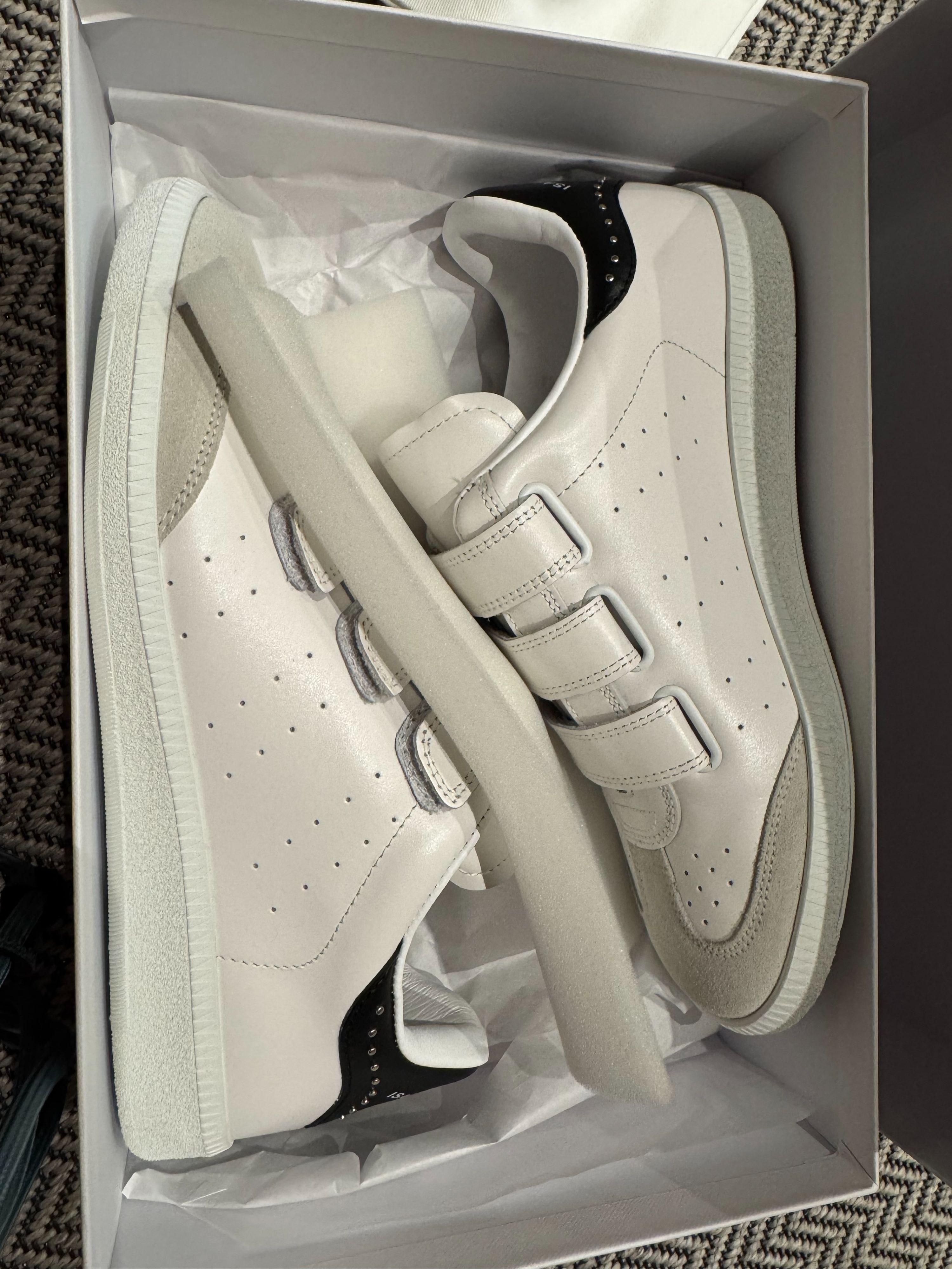 Isabel Marant White Beth Sneakers