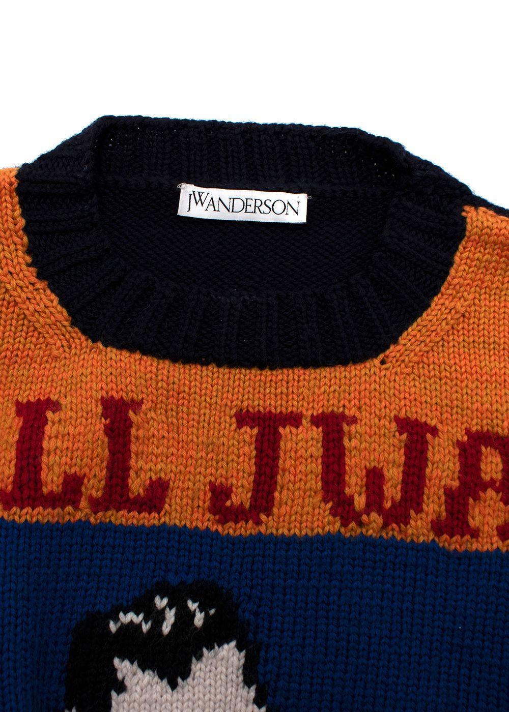 JW Anderson Wool Graphic Knit Sweater