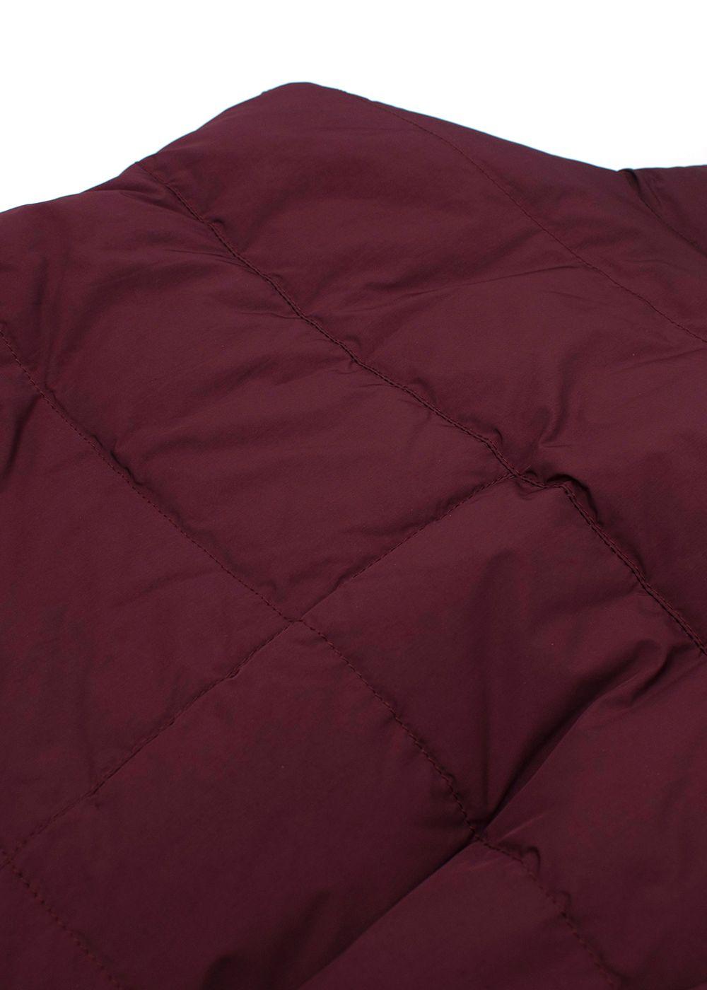 Brunello Cucinelli Brown And Burgundy Reversible Gilet