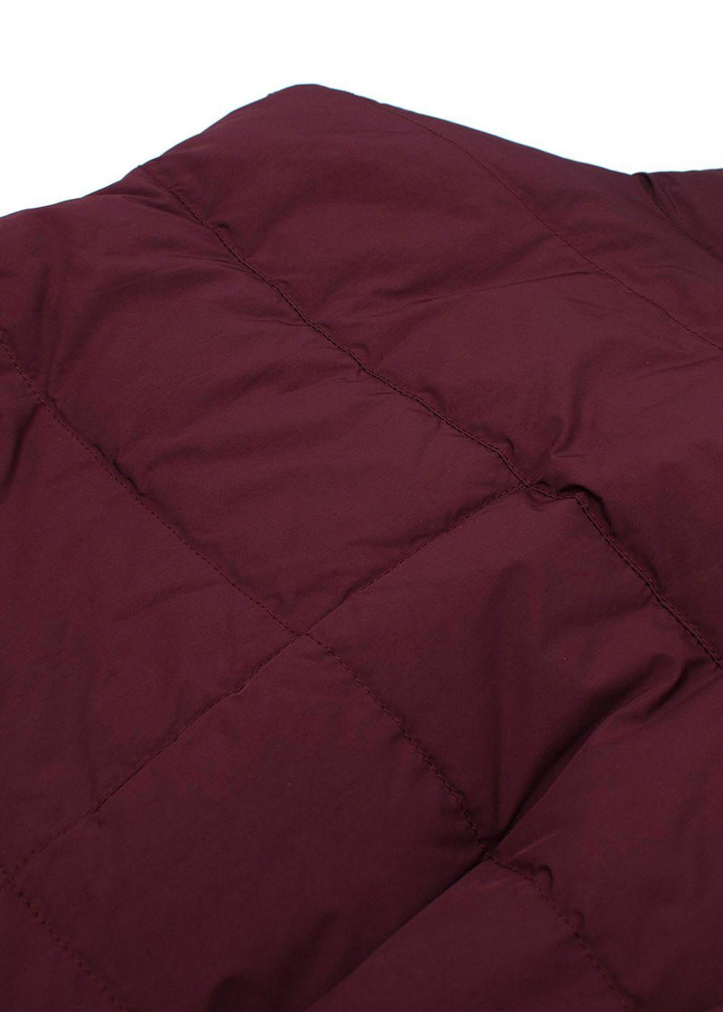 Brunello Cucinelli Brown And Burgundy Reversible Gilet