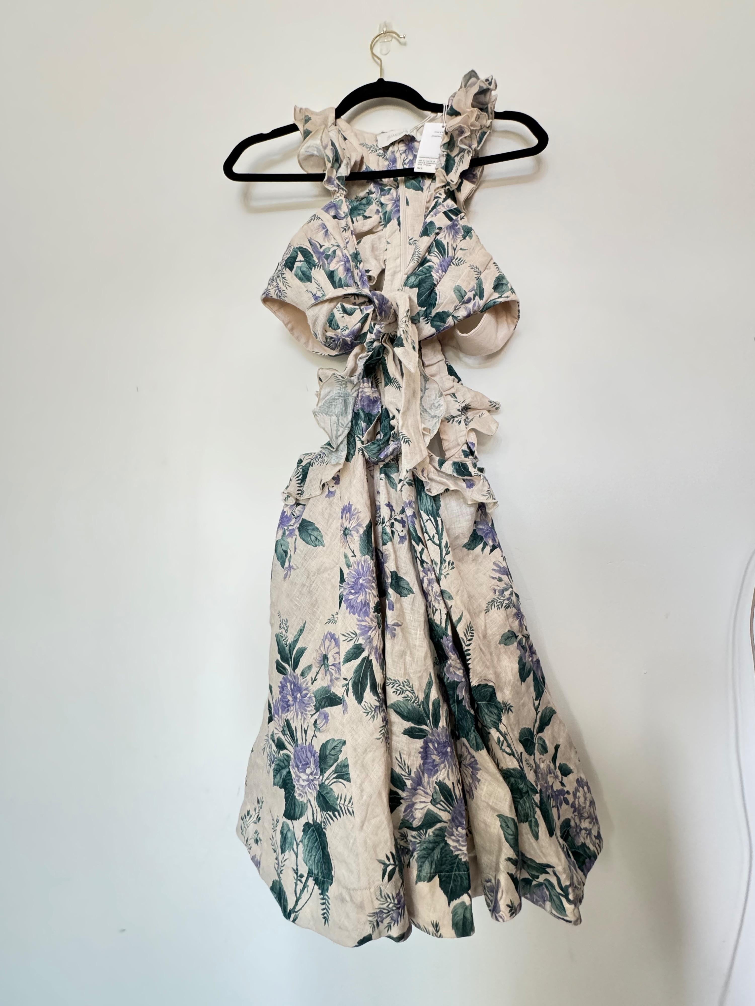 Zimmermann Floral Cassia Mini Dress