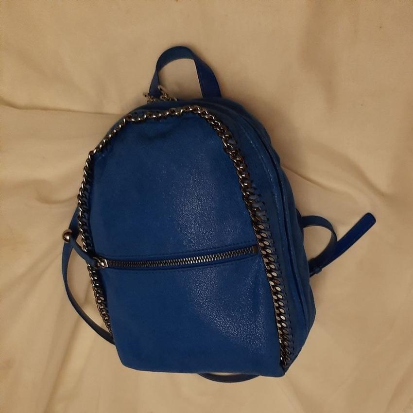 Stella McCartney Falabella Blue Mini Backpack
