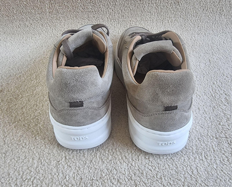 Taupe Suede Cassetta Sneakers