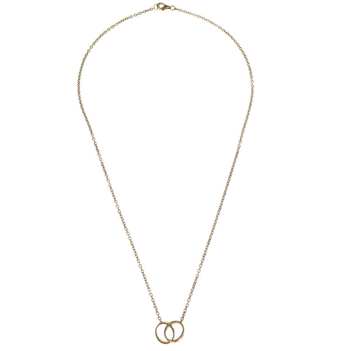 Cartier Love Interlocking Necklace
