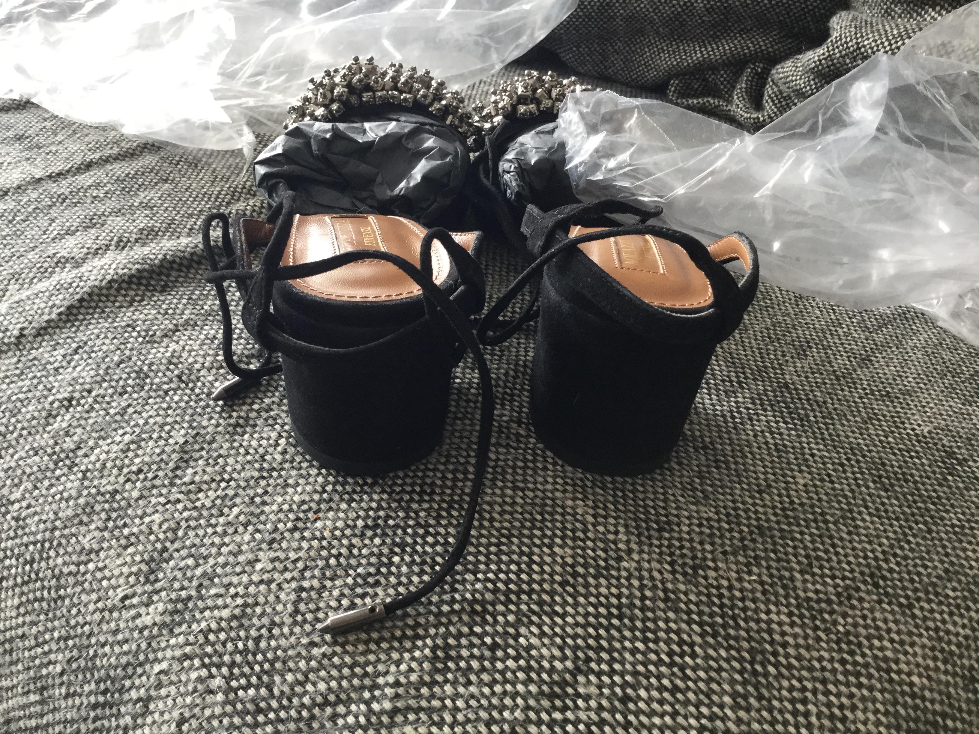 Aquazzura Monaco 50 Mid-Heel Sandals