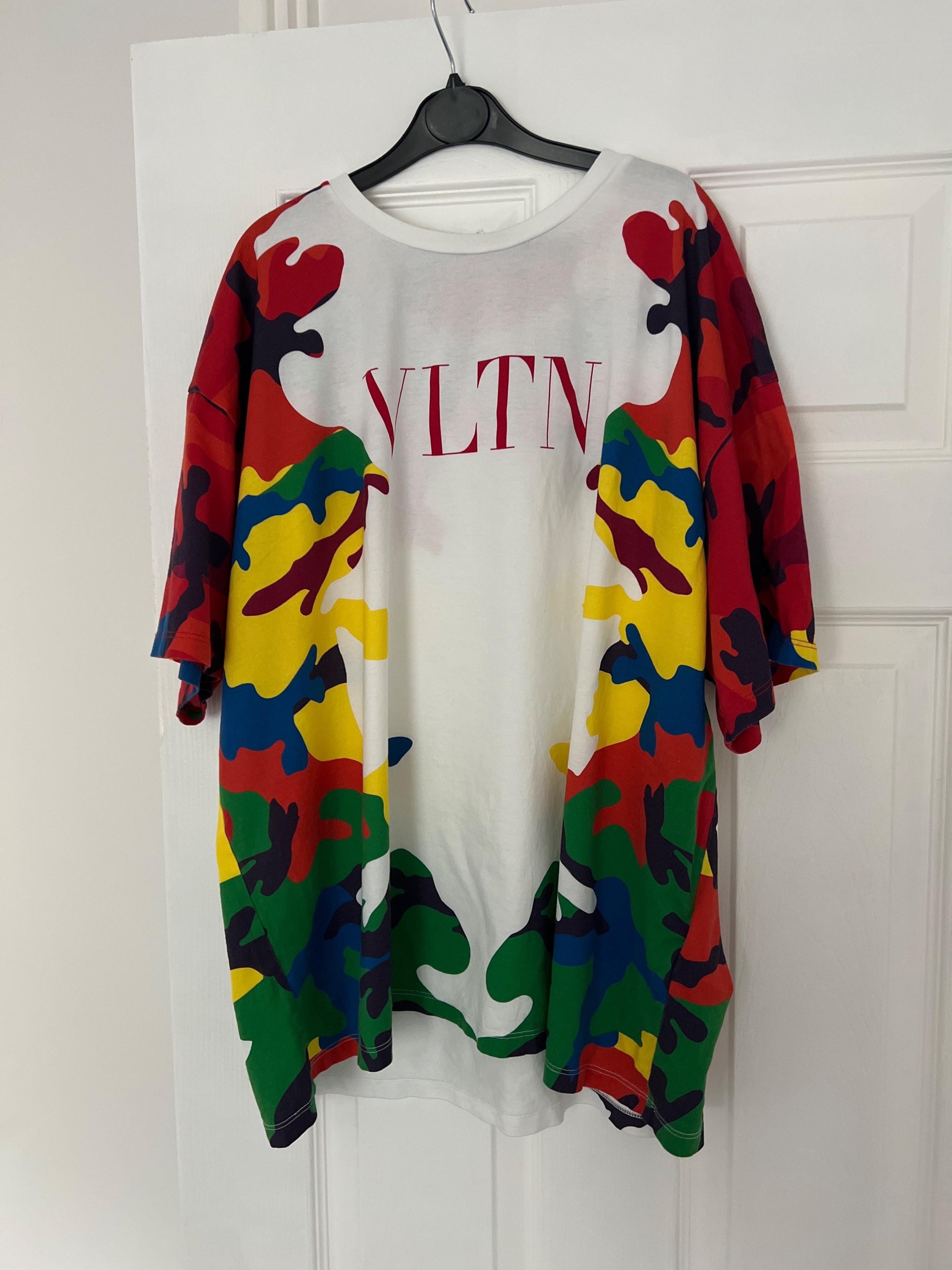 Multicolour VLTN camouflage t-shirt