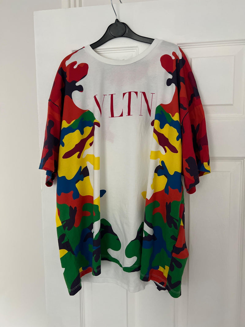 Multicolour VLTN camouflage t-shirt