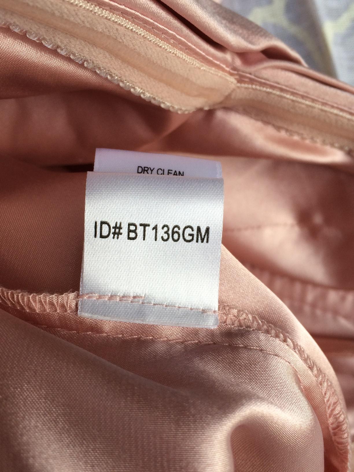 BCBG Max Azria Pink Strapless Party Dress with Bow
