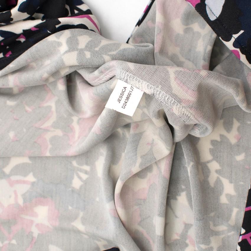Diane von Furstenberg Jessica Printed Silk Wrap Dress