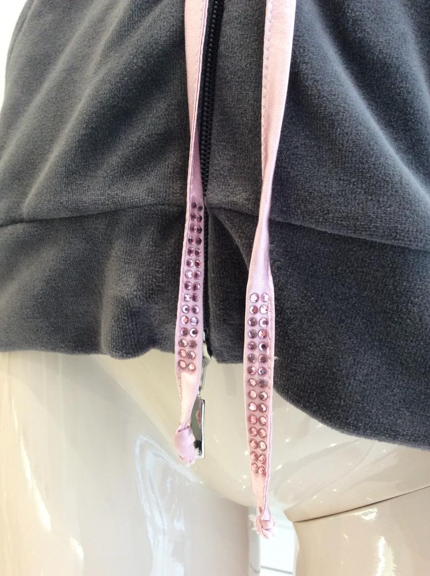 Blumarine Limited Edition Fox Fur & Velour Tracksuit