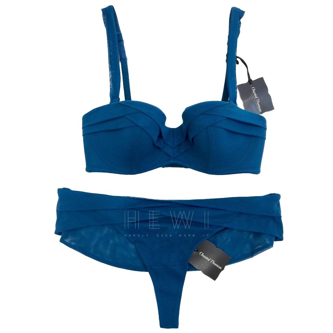 Chantal Thomass Peacock Tulle Lingerie Set