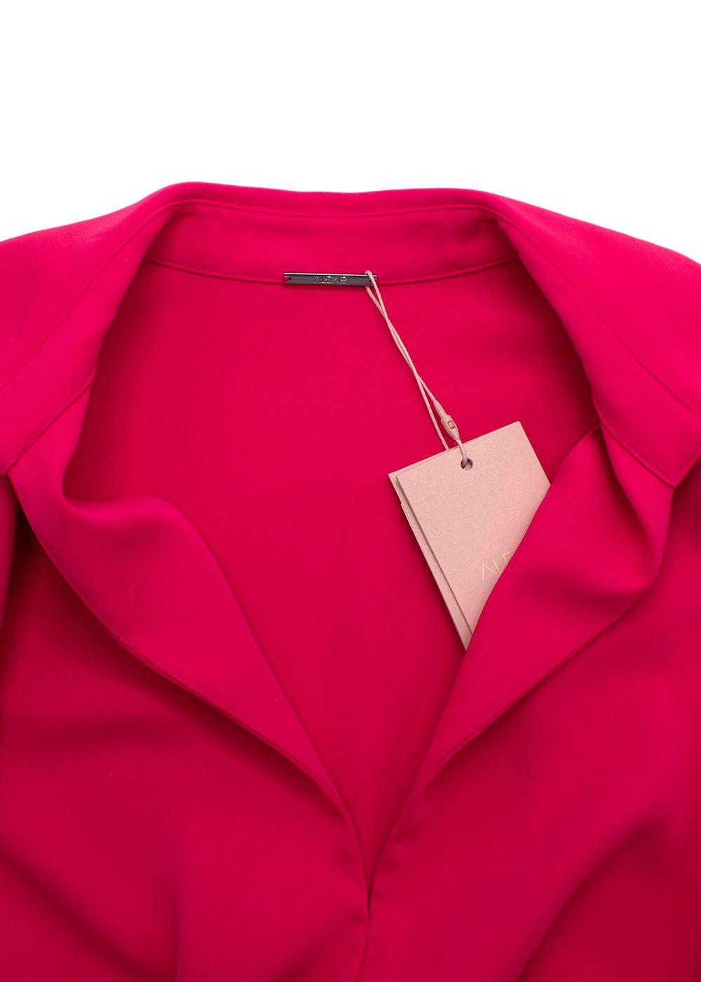 Alexis Cerise Cire Long Sleeve Top