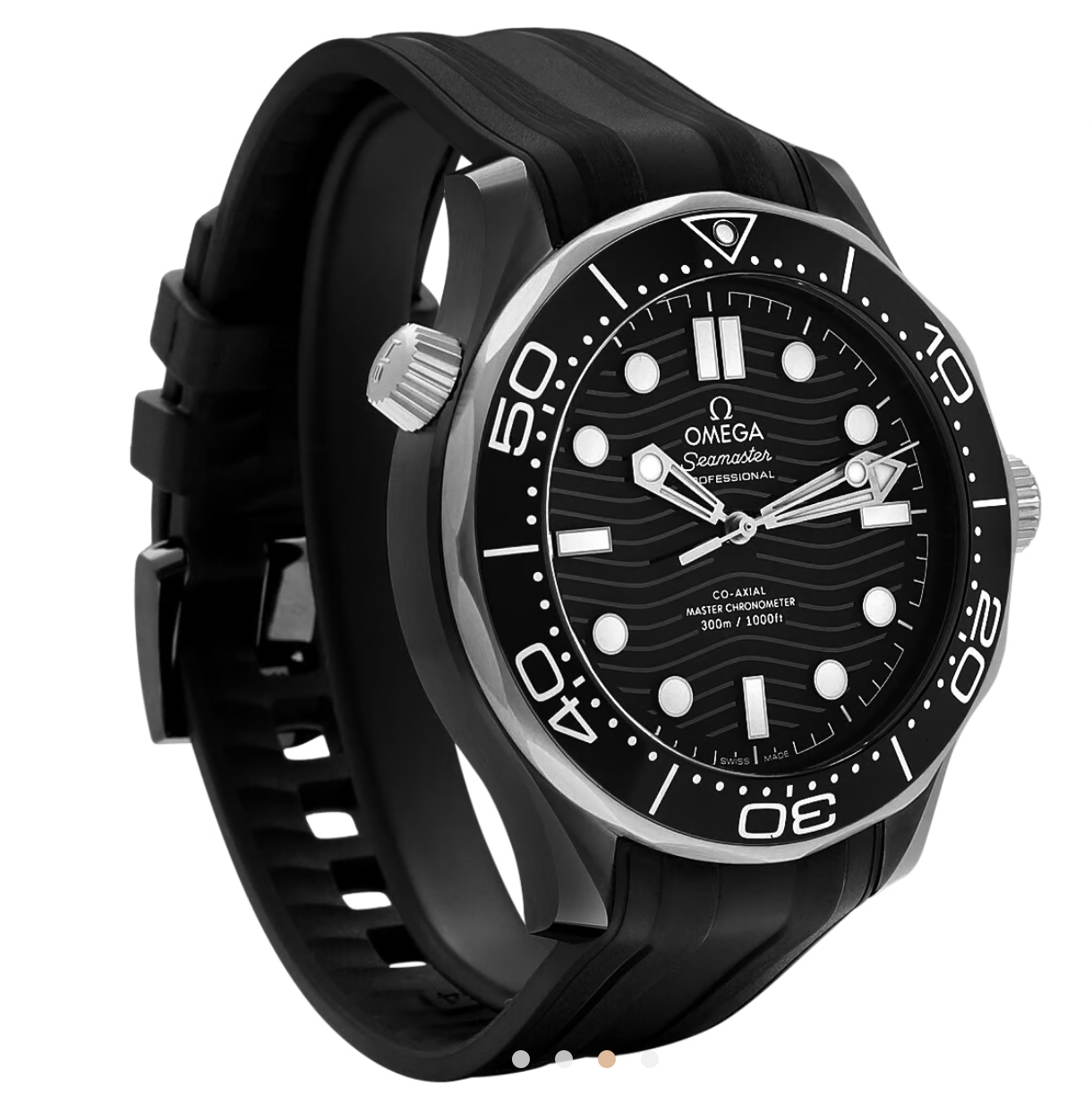 Omega Black Seamaster Diver Watch 300M 43.5mm