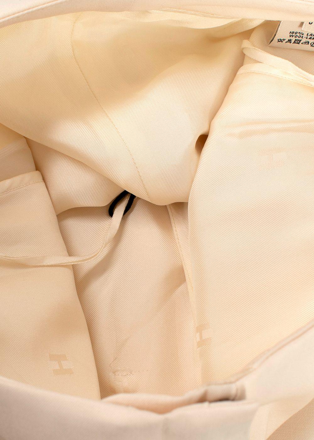Hermes Cream Wool Culottes