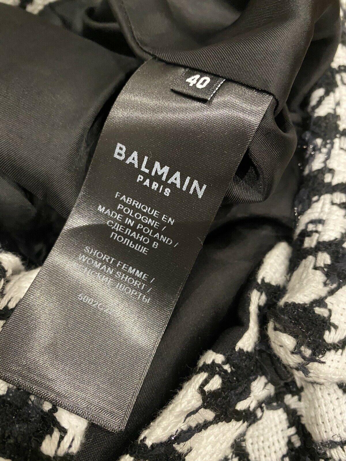 Balmain Houndstooth Jacquard Shorts