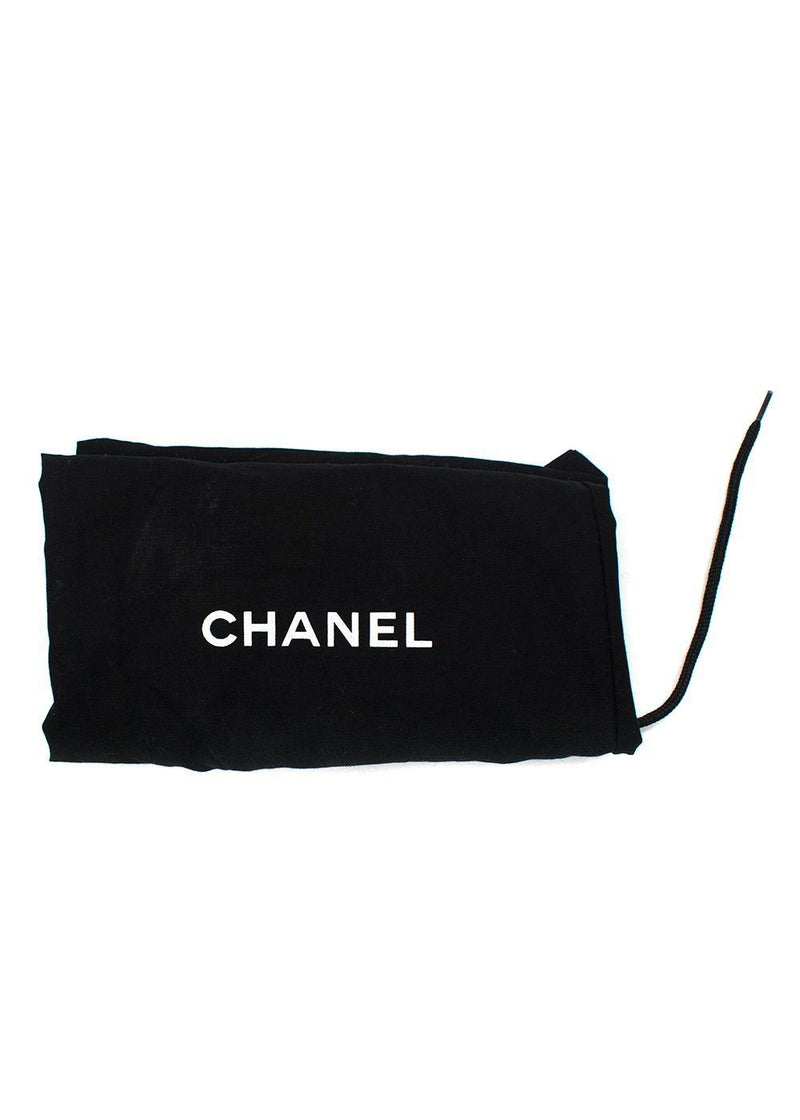 Chanel Bi-colour Peep Toe Patent Leather Heels