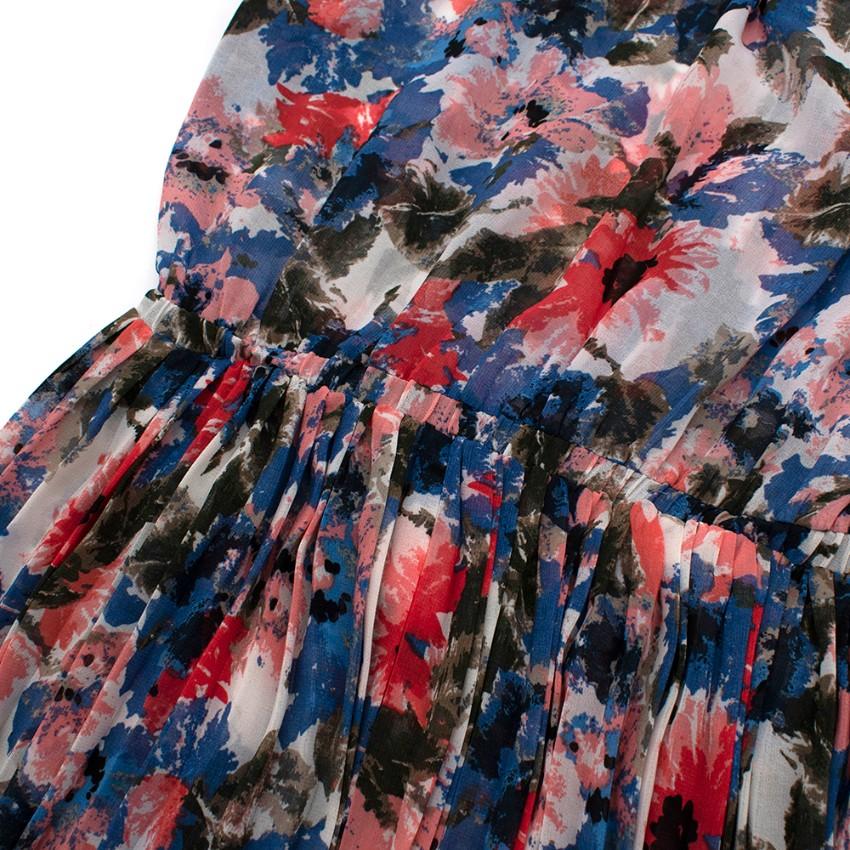 Misa Los Angeles Multi-coloured Floral Pattern Dress