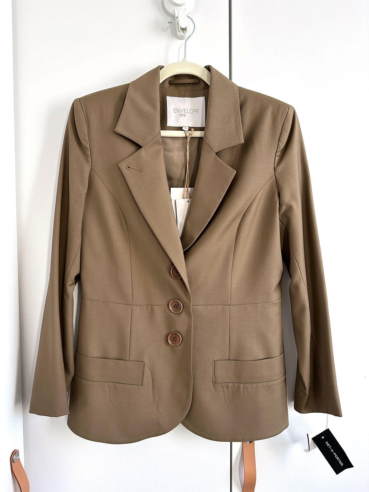 Envelope1976 Tan Eiffel Wool Blazer