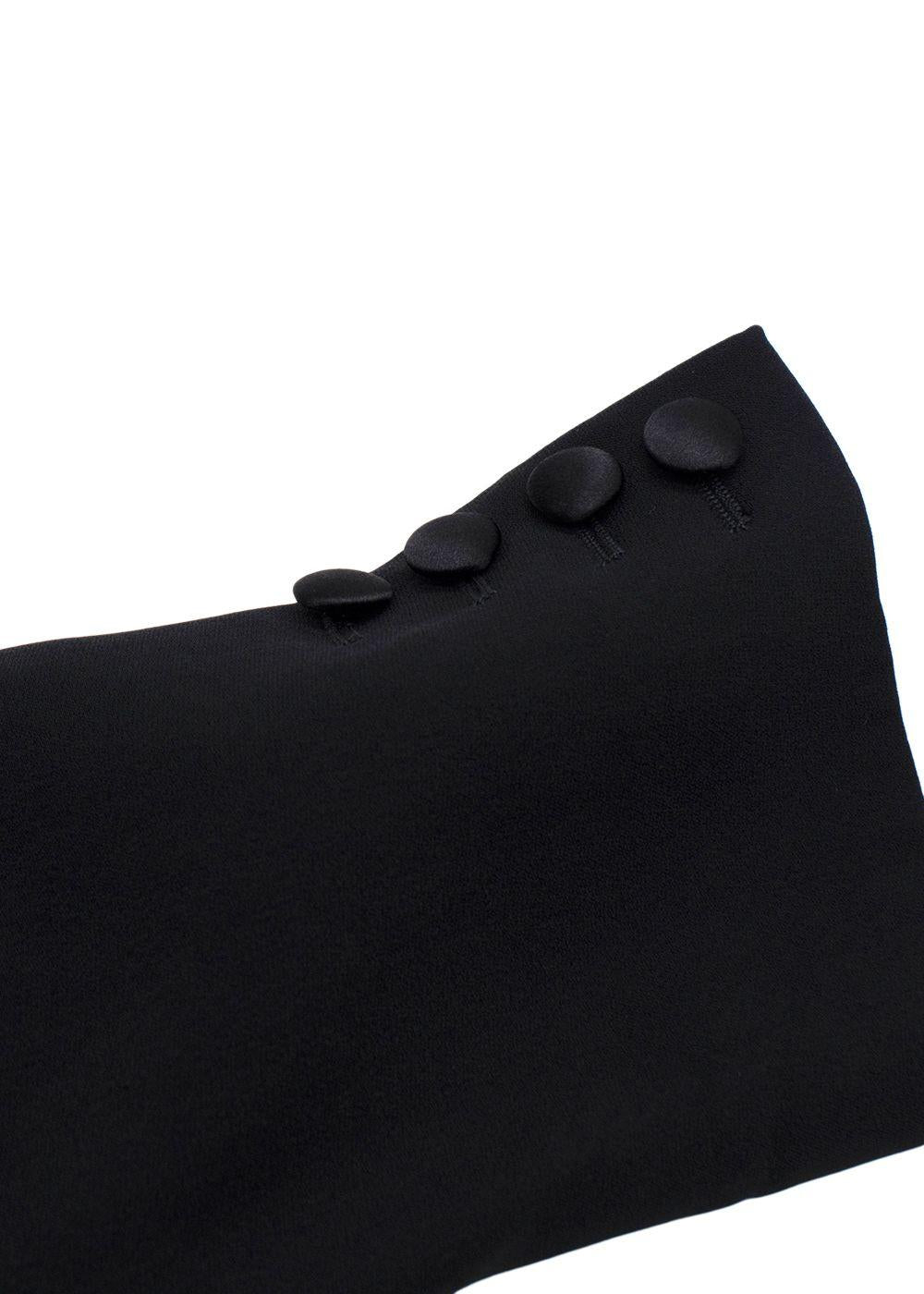 Alexander McQueen Black Blazer with Gold Button Fastening