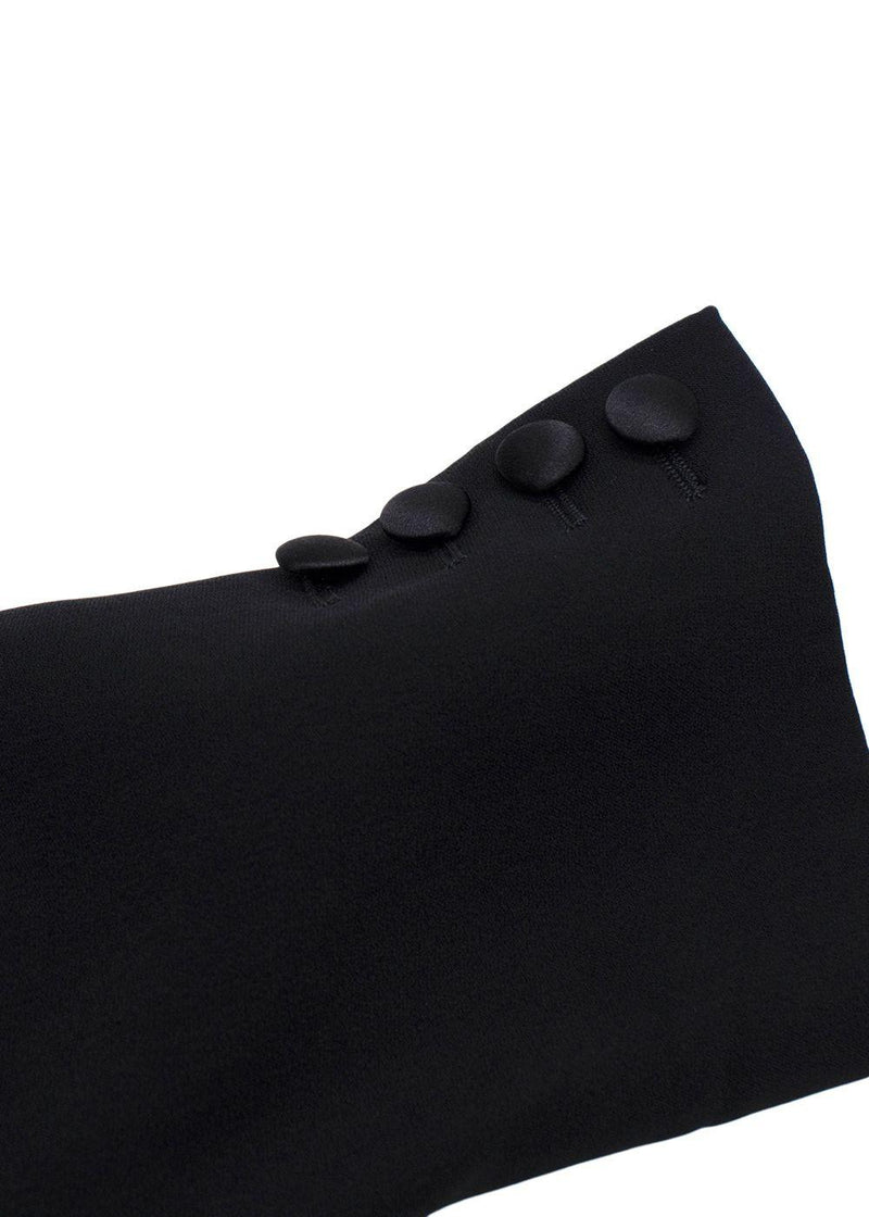 Alexander McQueen Black Blazer with Gold Button Fastening