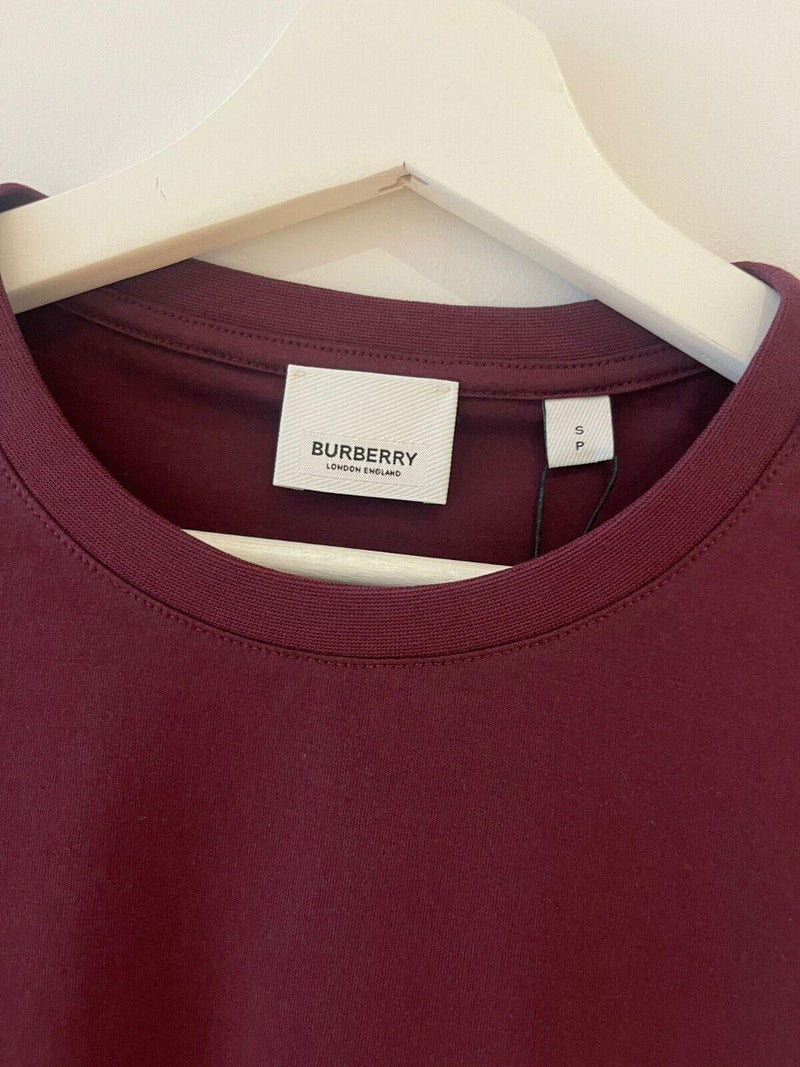 Burberry Burgundy TB Logo T-Shirt