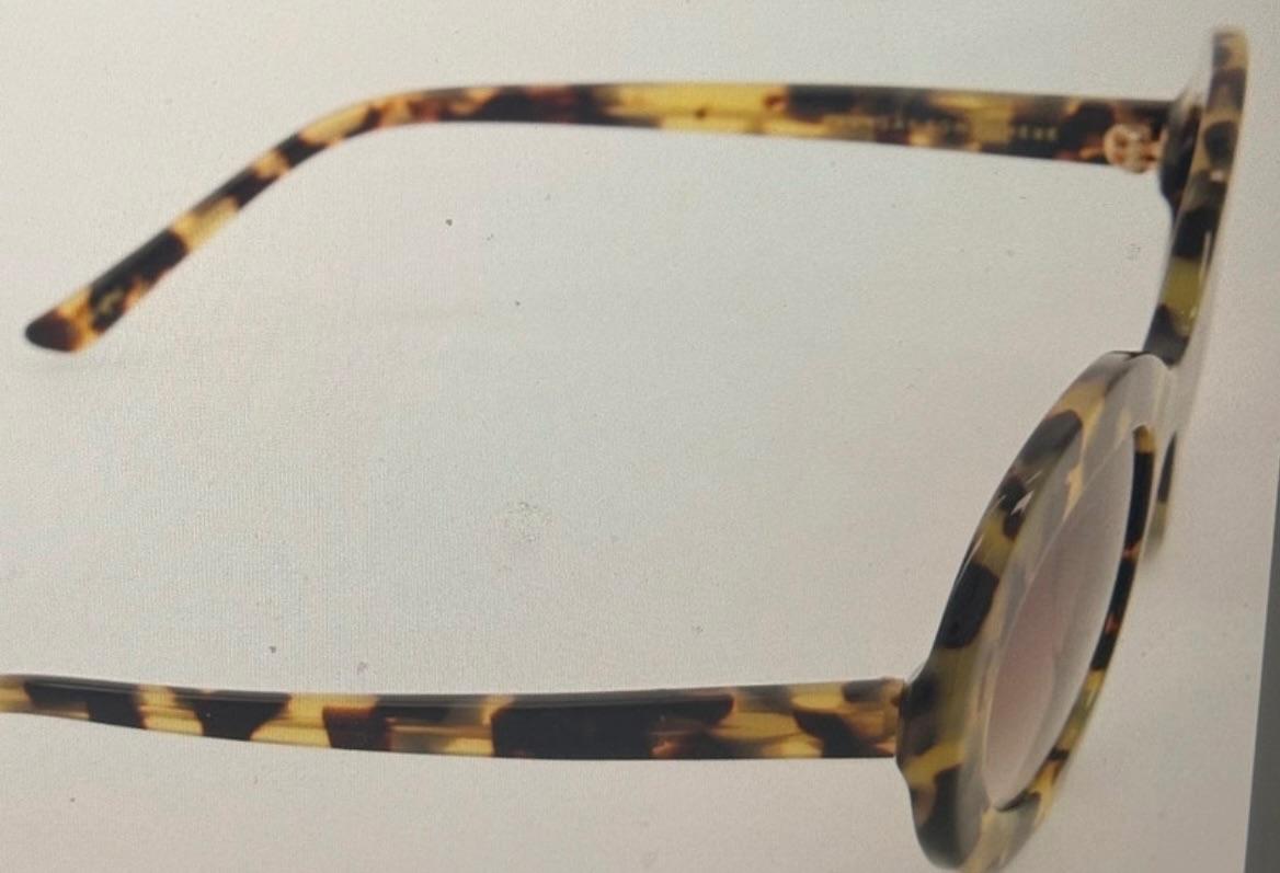 Sunday Somewhere Faux Tortoise Print Sunglasses