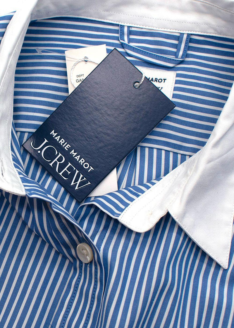 Blue & White Striped Shirt
