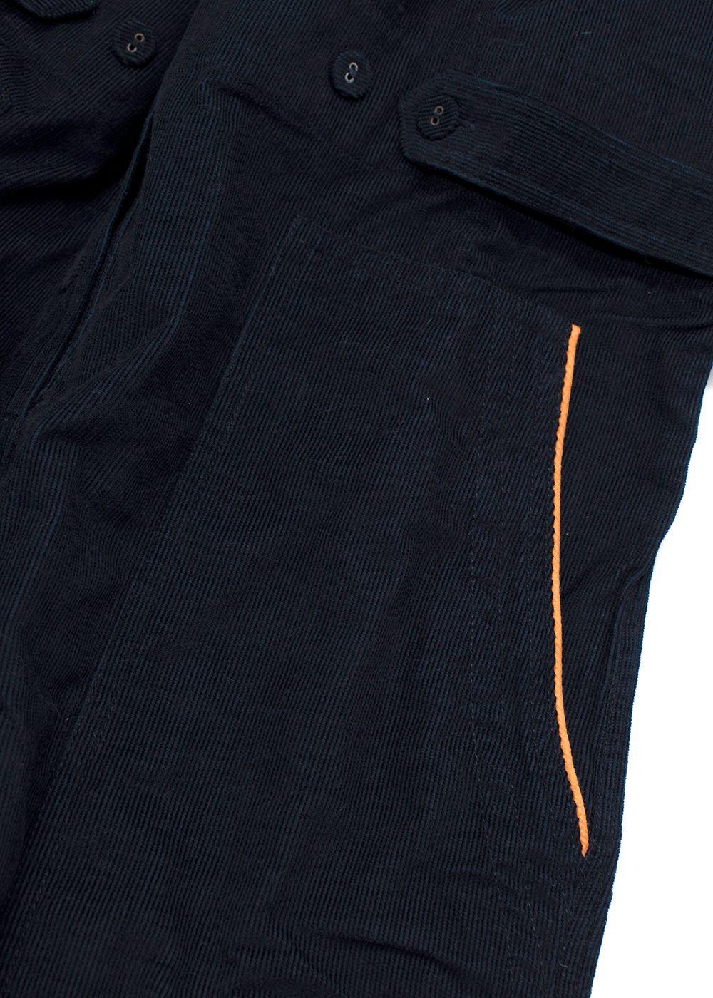 CHUFY Navy Corduroy Frank 'Find Me In Berlin' Jumpsuit