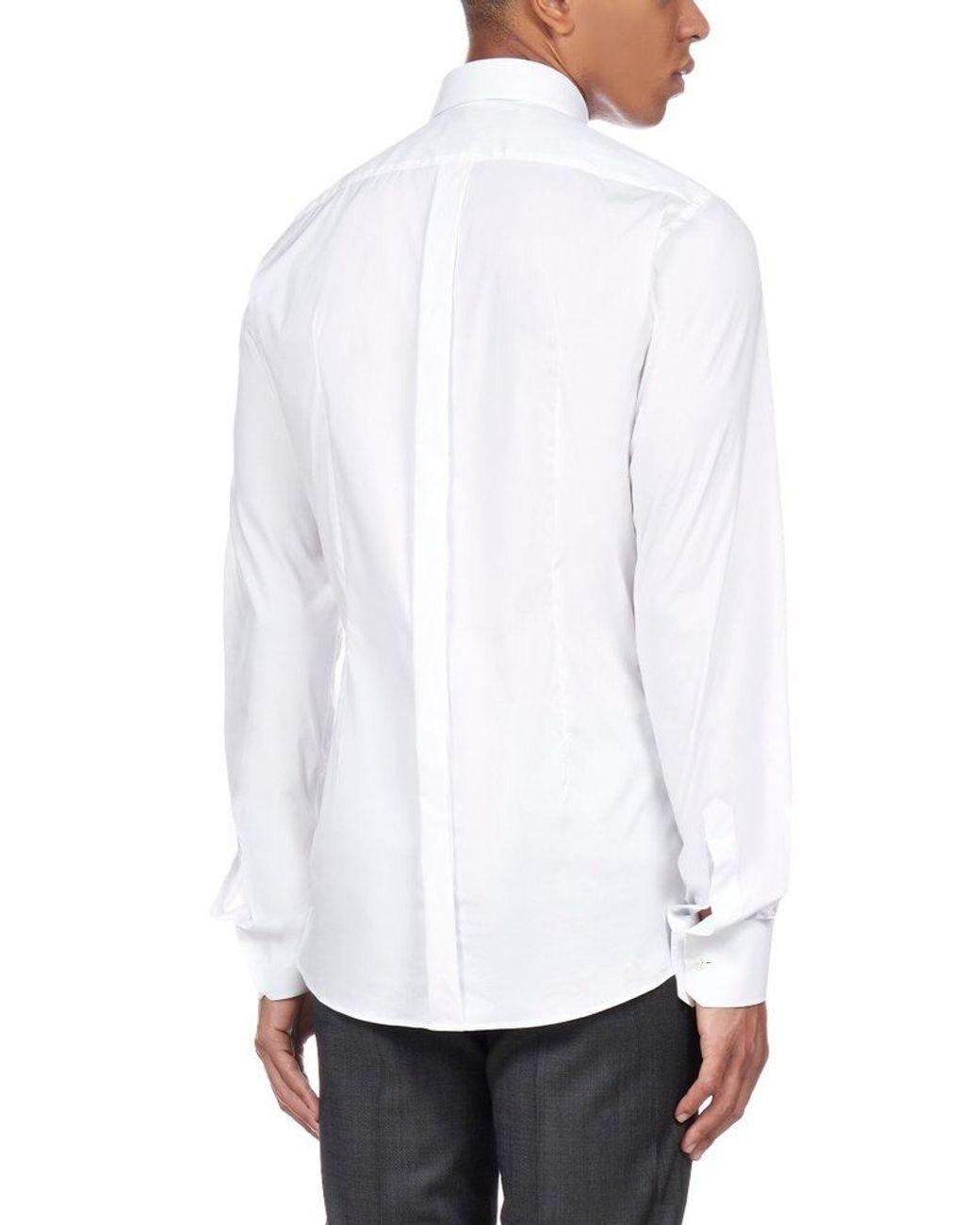 White Cotton Martini Shirt