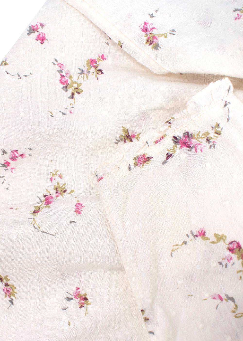 Bonpoint Kids 12m White Floral Blouse