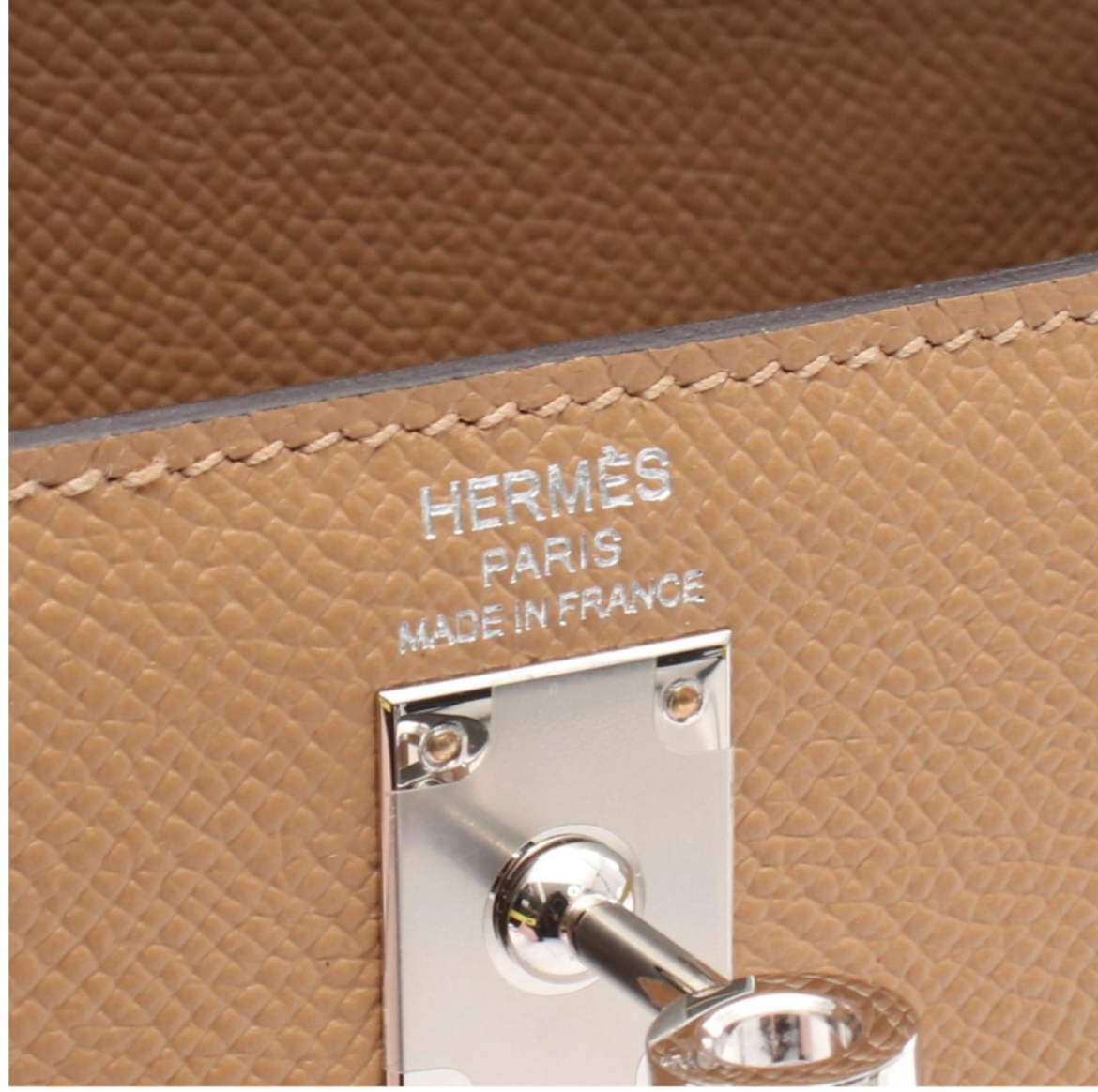 Hermès Kelly 25 Tricolore bag 25 in Chai, Citron and Mauve Epsom Leather with Silver hardware