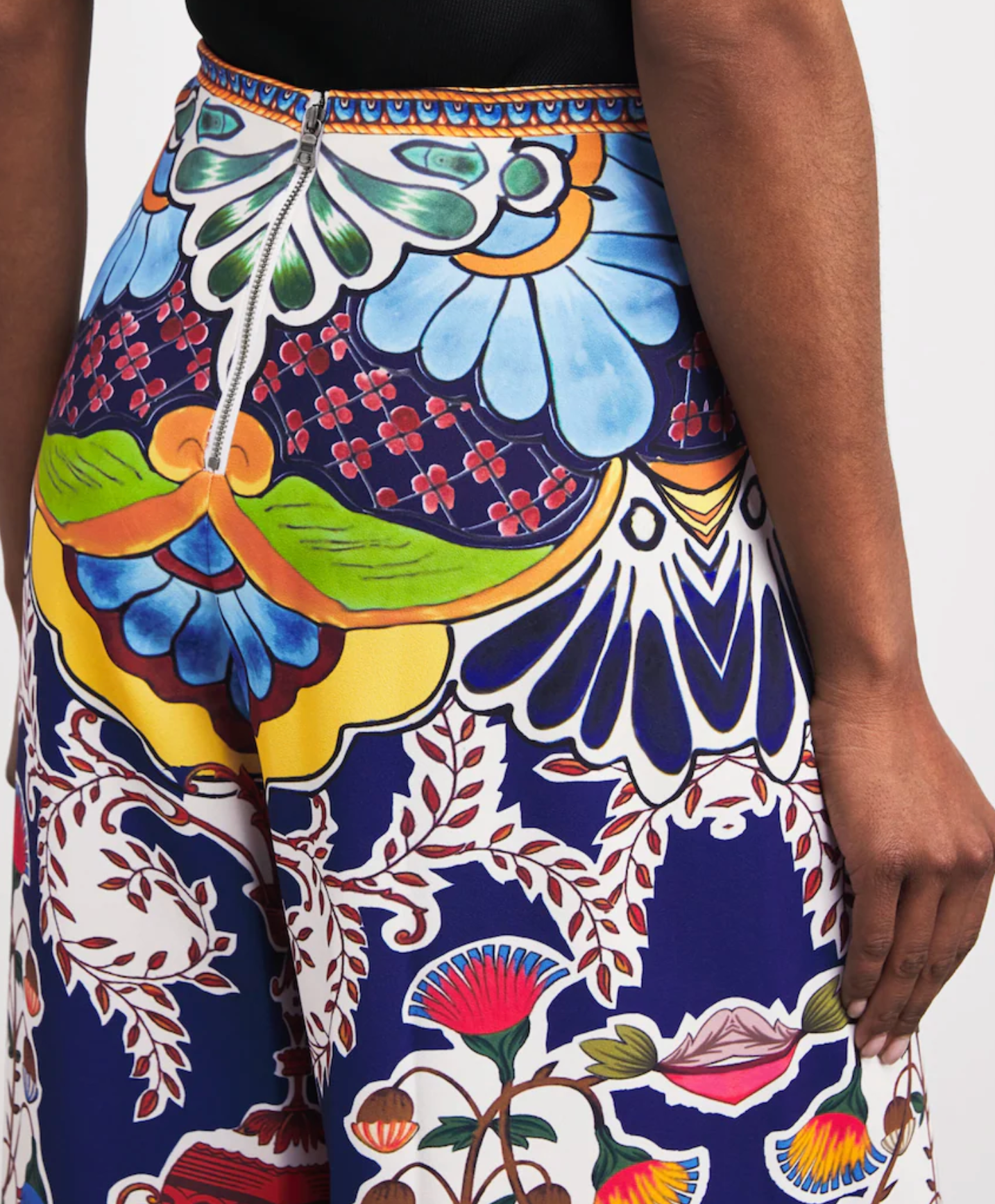 Alice+Olivia Printed Athena Trousers