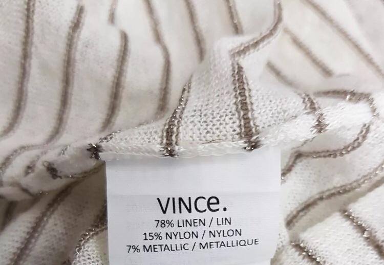 Vince boatneck striped top
