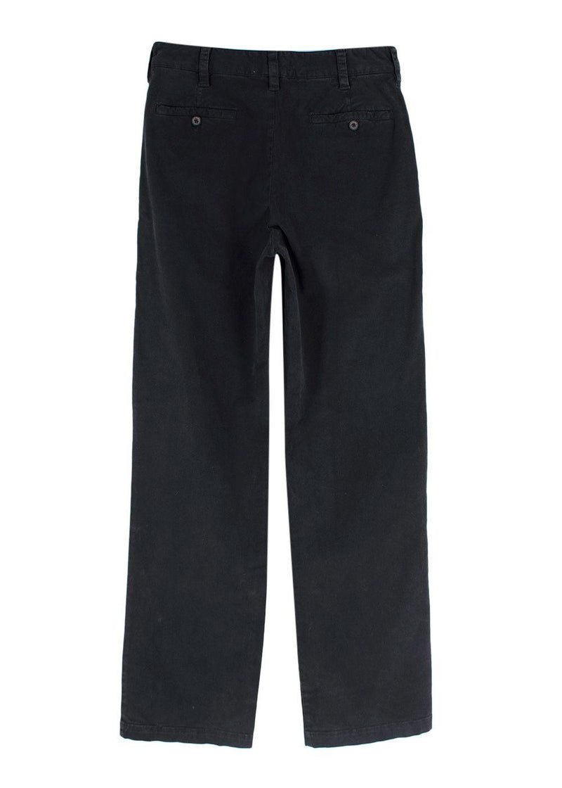 Nili Lotan Carbon Black High Waisted Eliot Boy Pant
