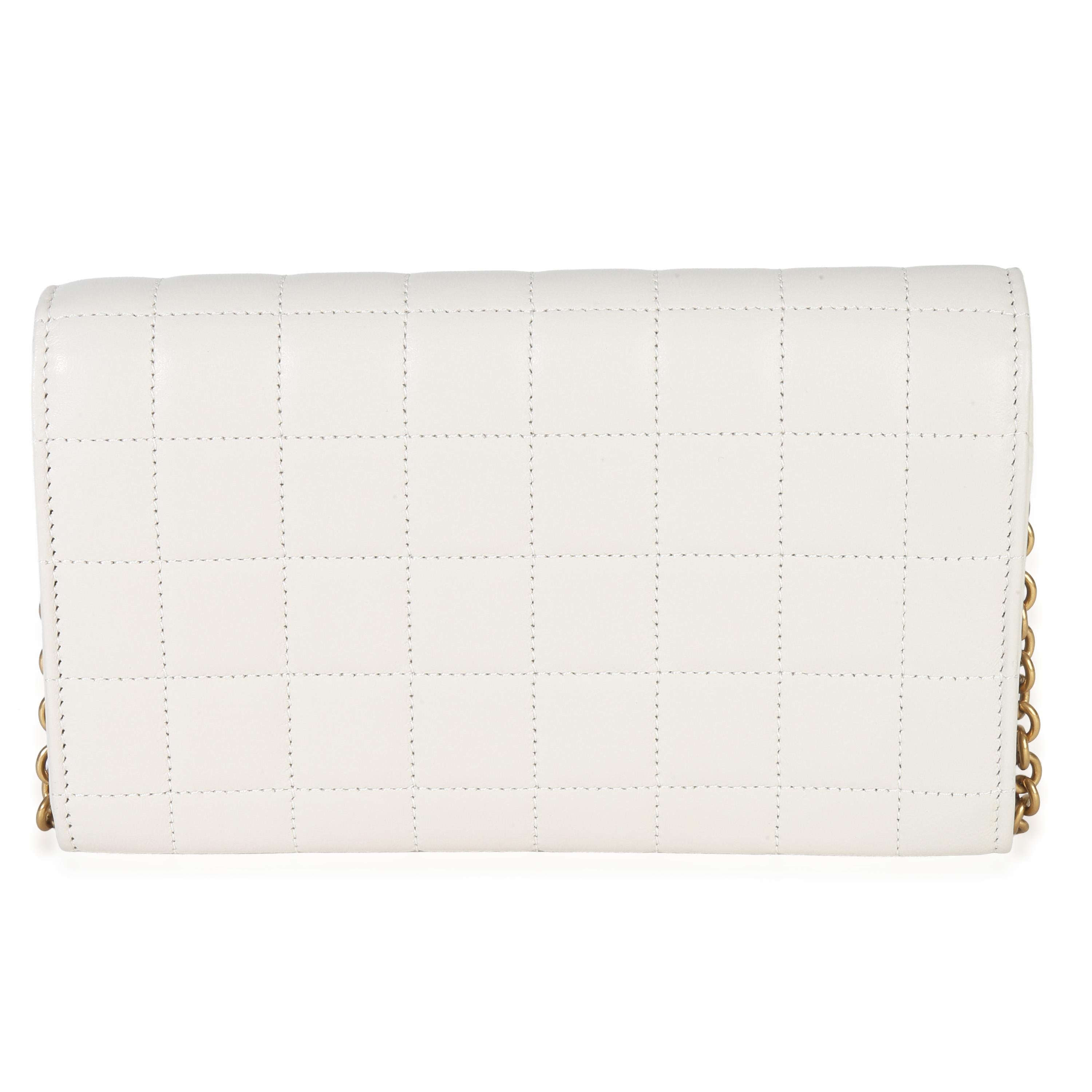 Saint Laurent Soft Calfskin Le Maillon Wallet On Chain