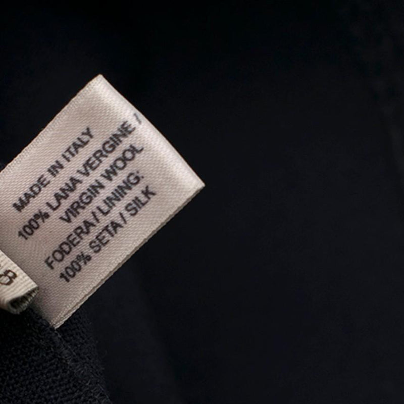Bottega Veneta Navy Fitted Shift Dress