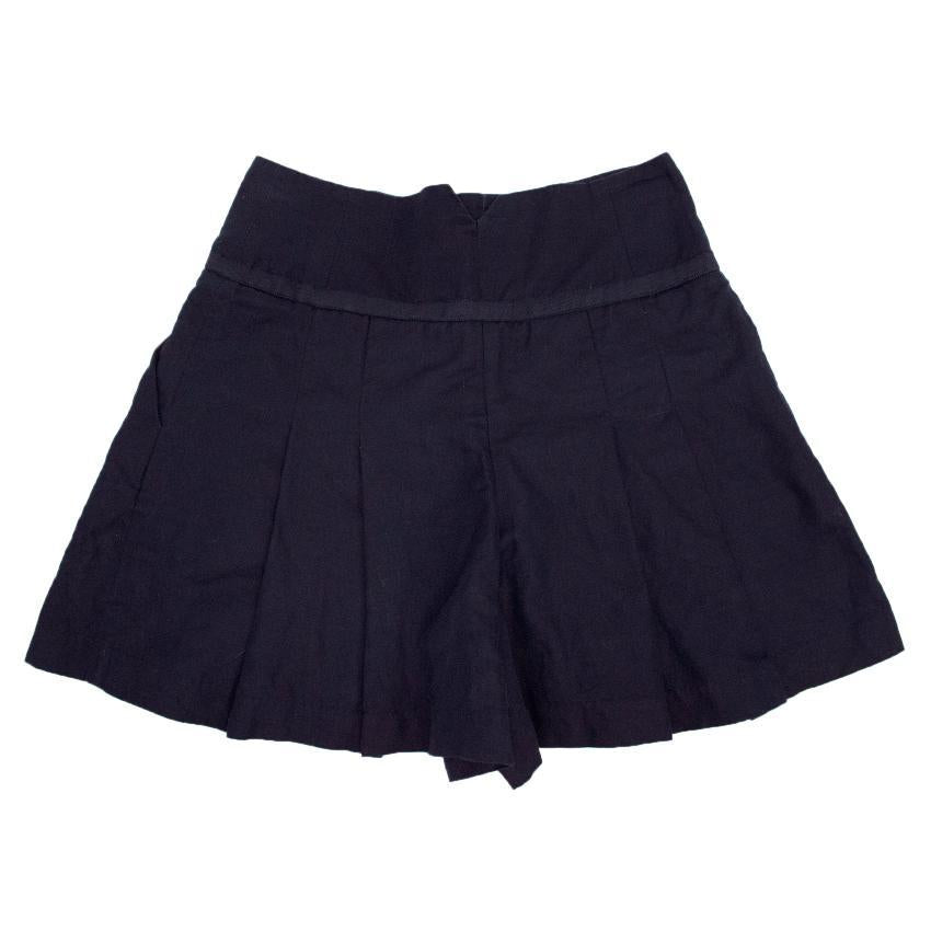 Matthew Williamson Navy Mini Skater Skirt