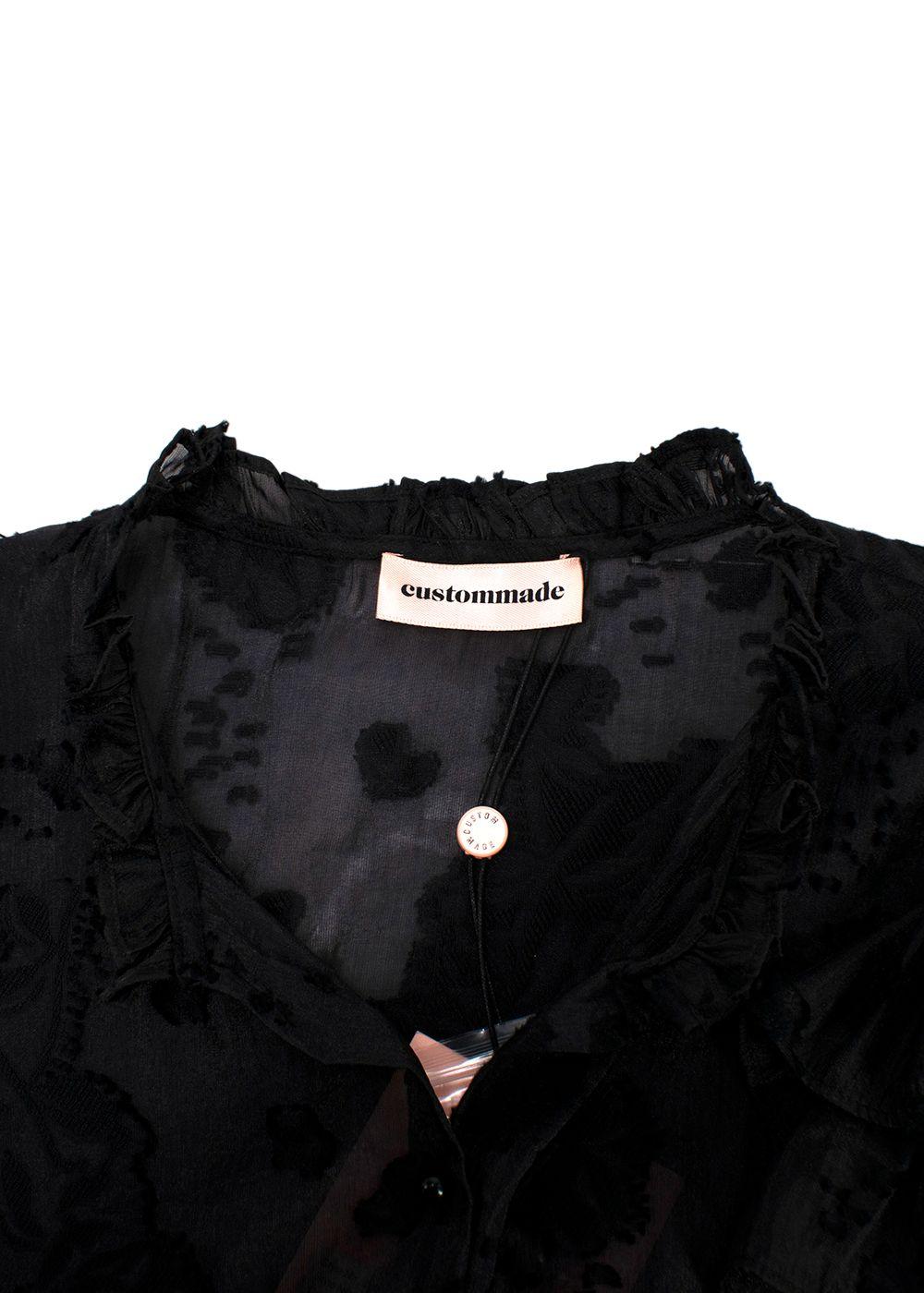 Custommade Black Frill Kimsa Dress