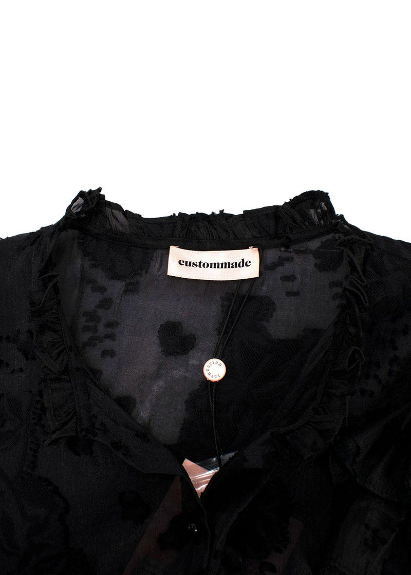 Custommade Black Frill Kimsa Dress